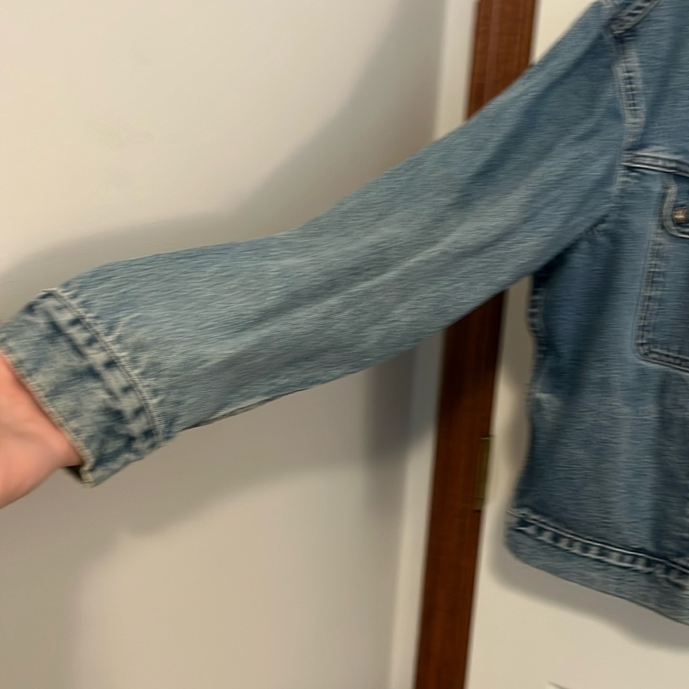 Levi’s Silver Tab Trucker Jacket - Vintage Denim Jean Jacket - Men’s size Large - Picture 7 of 16